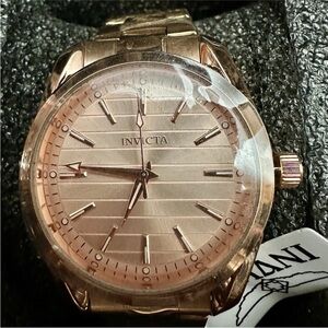 Invicta NWT Celestial Hollis Men’s Watch Brand New 42mm Rose Gold